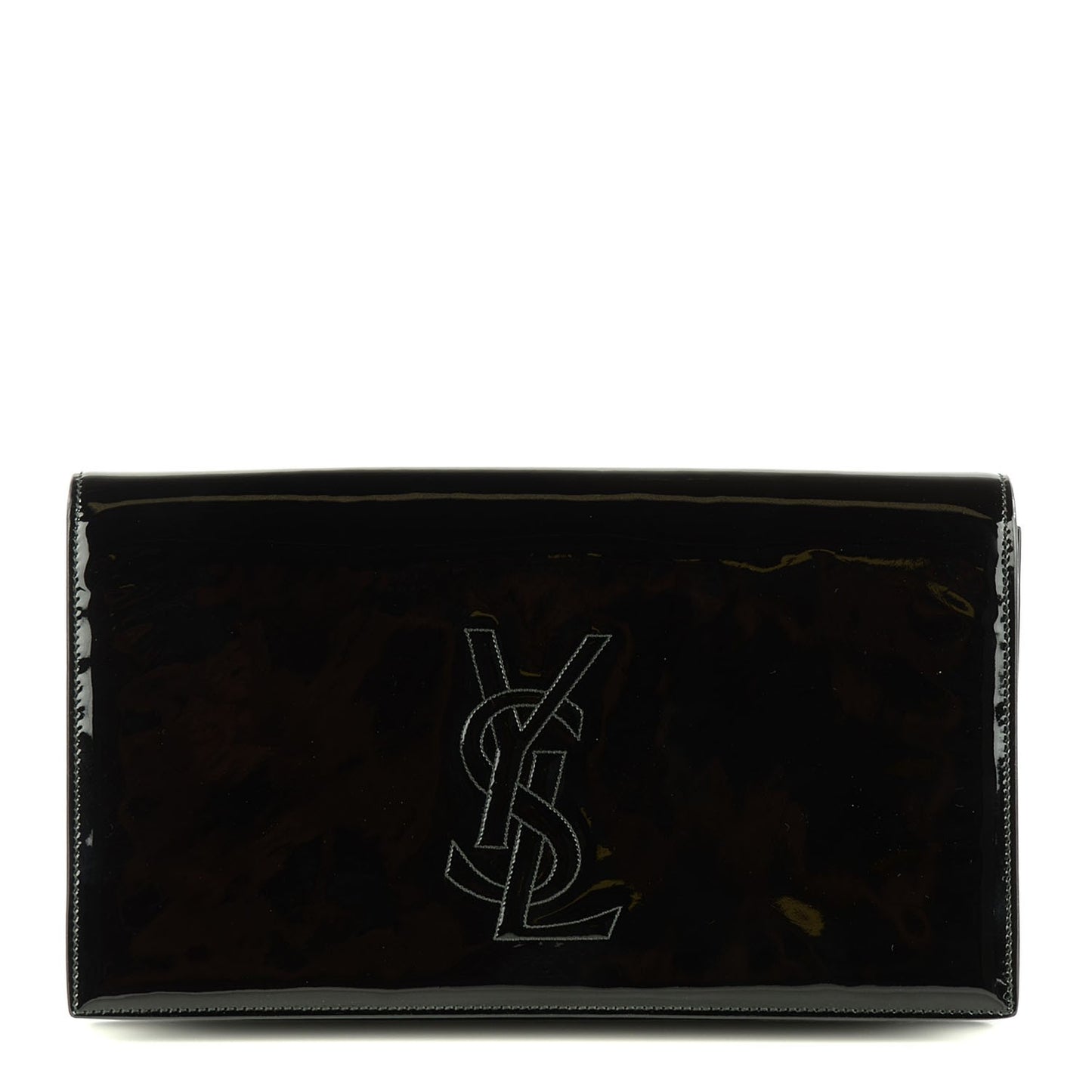 Patent Monogram Large Belle De Jour Clutch Black