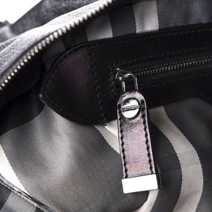 Burberry Calfskin Drawstring Tote Black 8 of 13