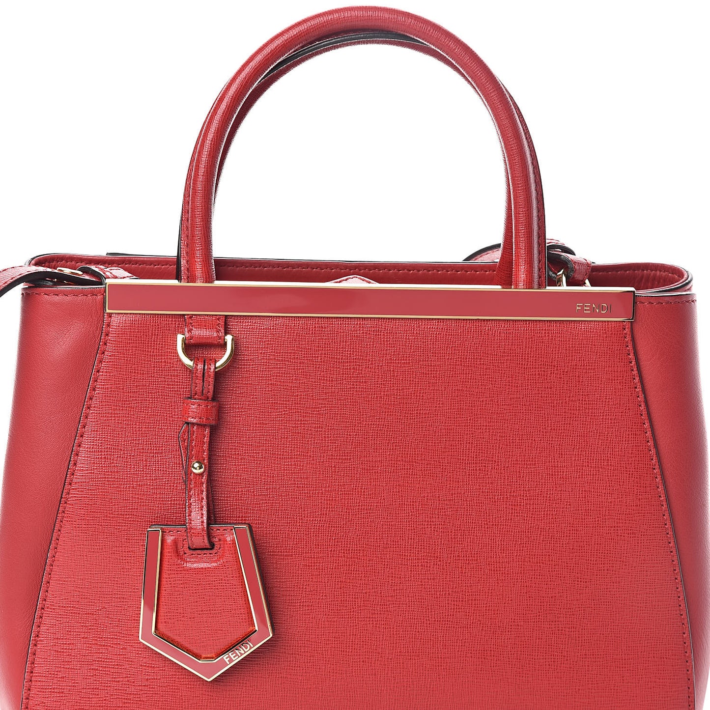 Vitello Elite Flamingo Petite 2Jours Tote Mattone