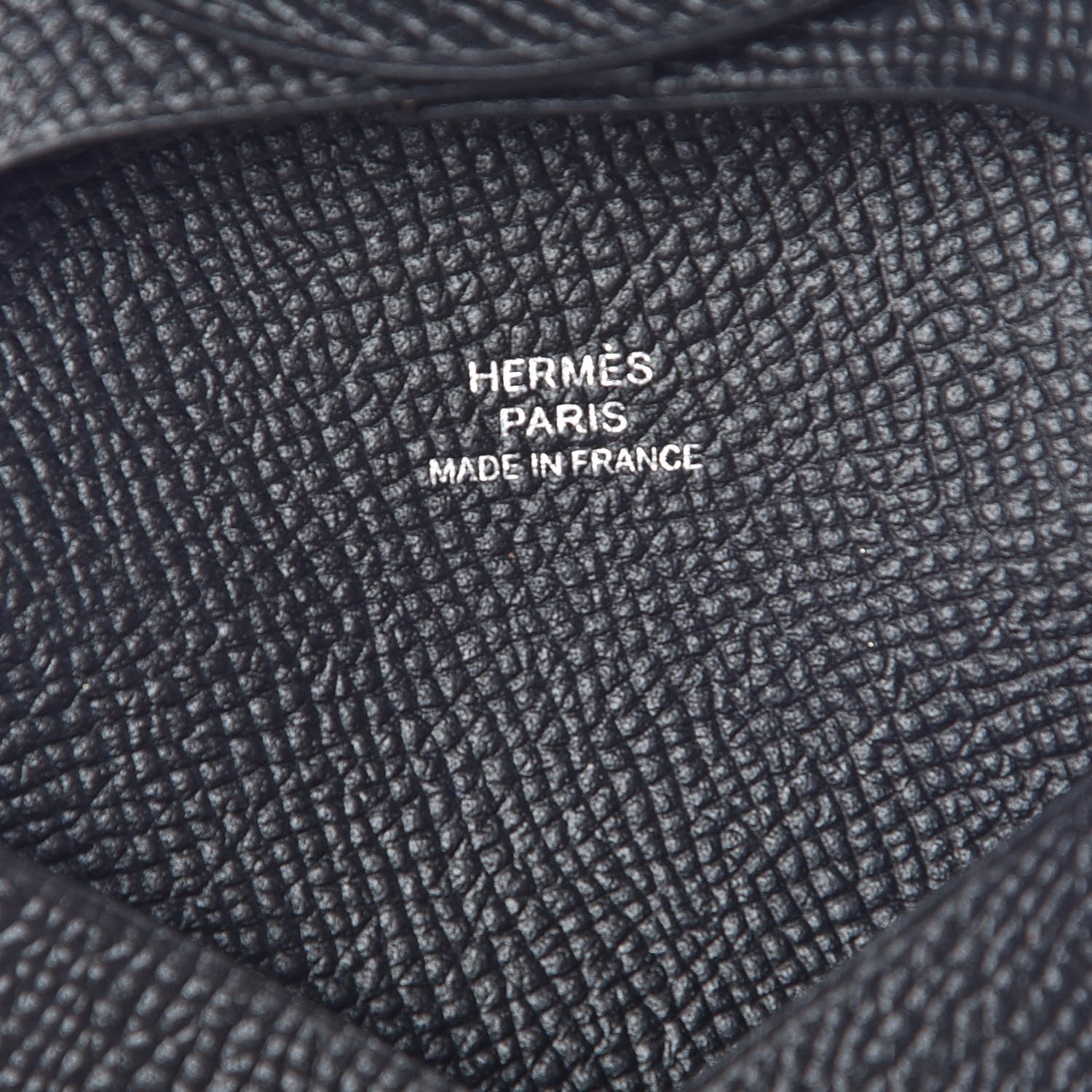 Hermes Epsom Bastia Coin Purse Black 6 of 9