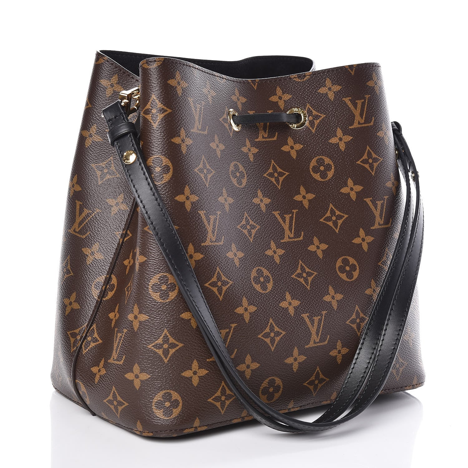 Louis Vuitton Monogram Neonoe MM Black 3 of 9