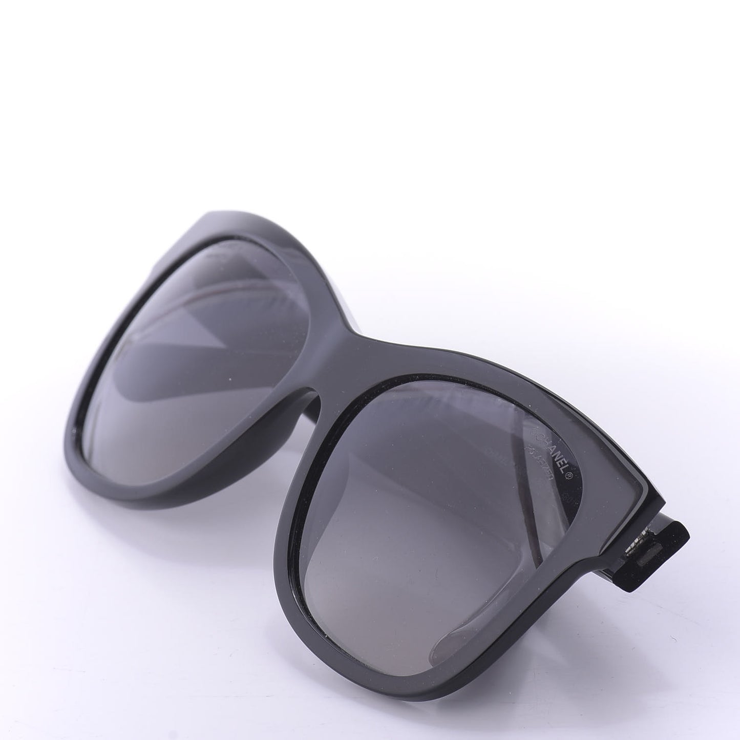 Acetate Polarized Square CC Sunglasses 5380 Black