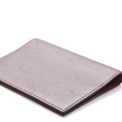 Hermes Veau Rodeo Bi-Color Globe Trotter Agenda Cover PM Havane Rouge Garance 6 of 7