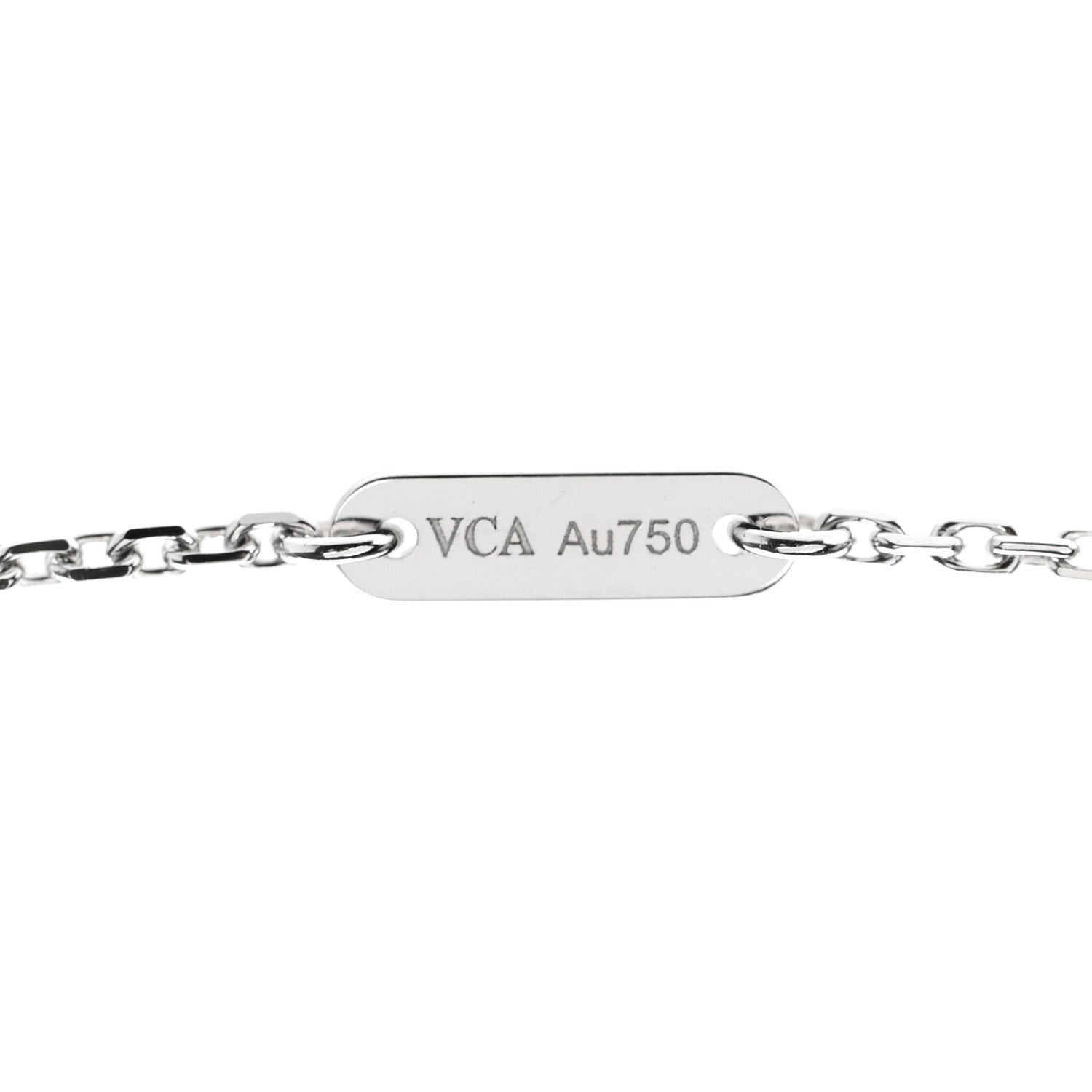 Van Cleef & Arpels 18K White Gold Turquoise Sweet Alhambra Butterfly Pendant Necklace 5 of 7