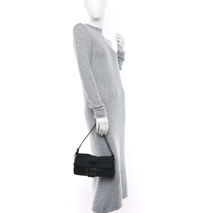 Fendi Zucchino Baguette Black 2 of 10