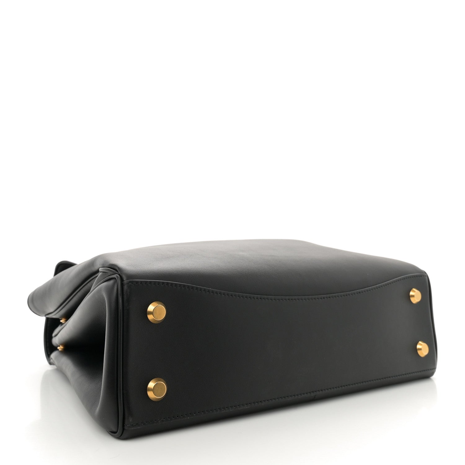 Balenciaga Natural Smooth Calfskin Medium Rodeo Top Handle Handbag Black 4 of 11