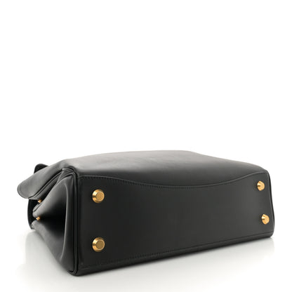 Balenciaga Natural Smooth Calfskin Medium Rodeo Top Handle Handbag Black 4 of 11
