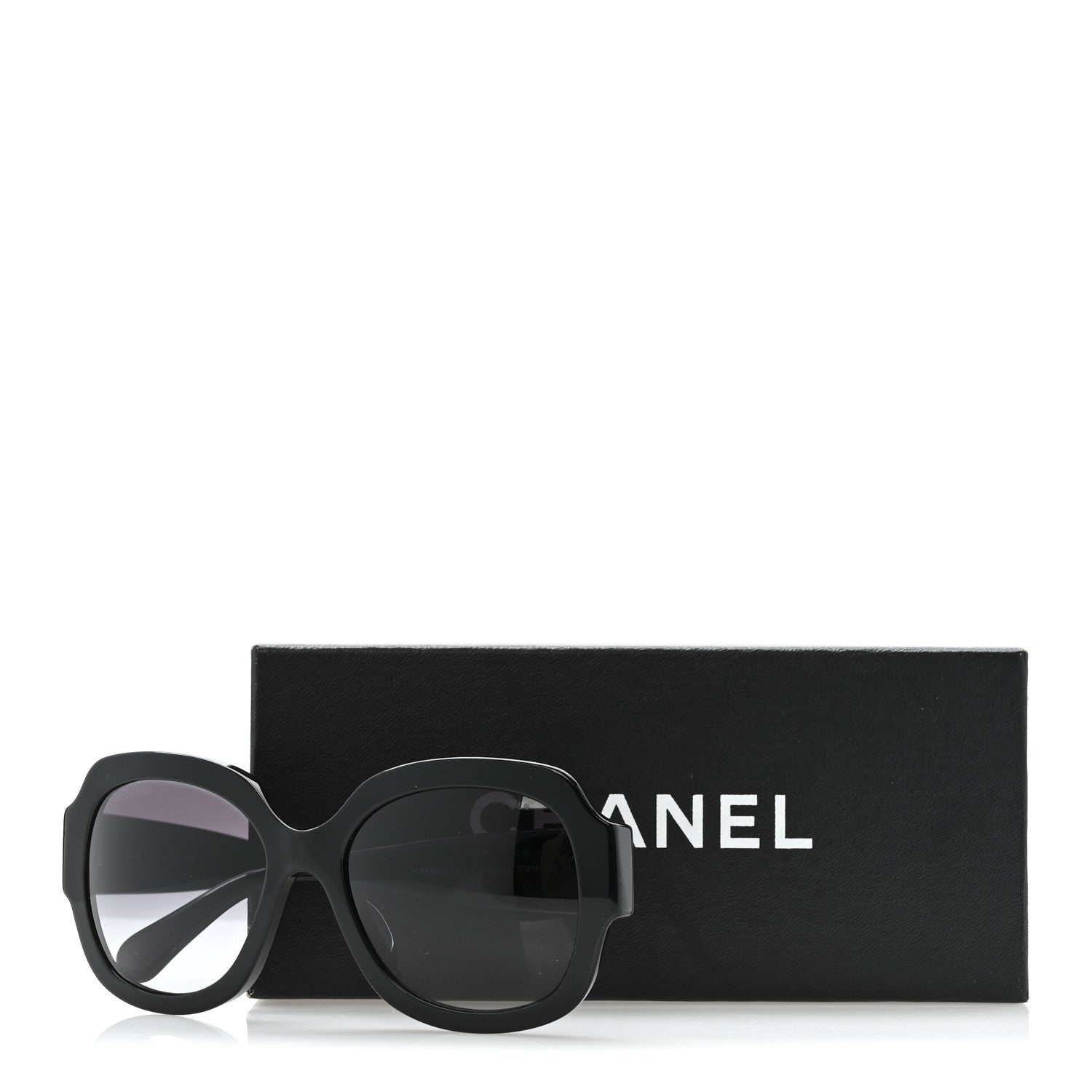 Chanel Acetate CC Sunglasses 5373-A Black 8 of 8