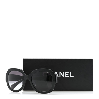 Chanel Acetate CC Sunglasses 5373-A Black 8 of 8