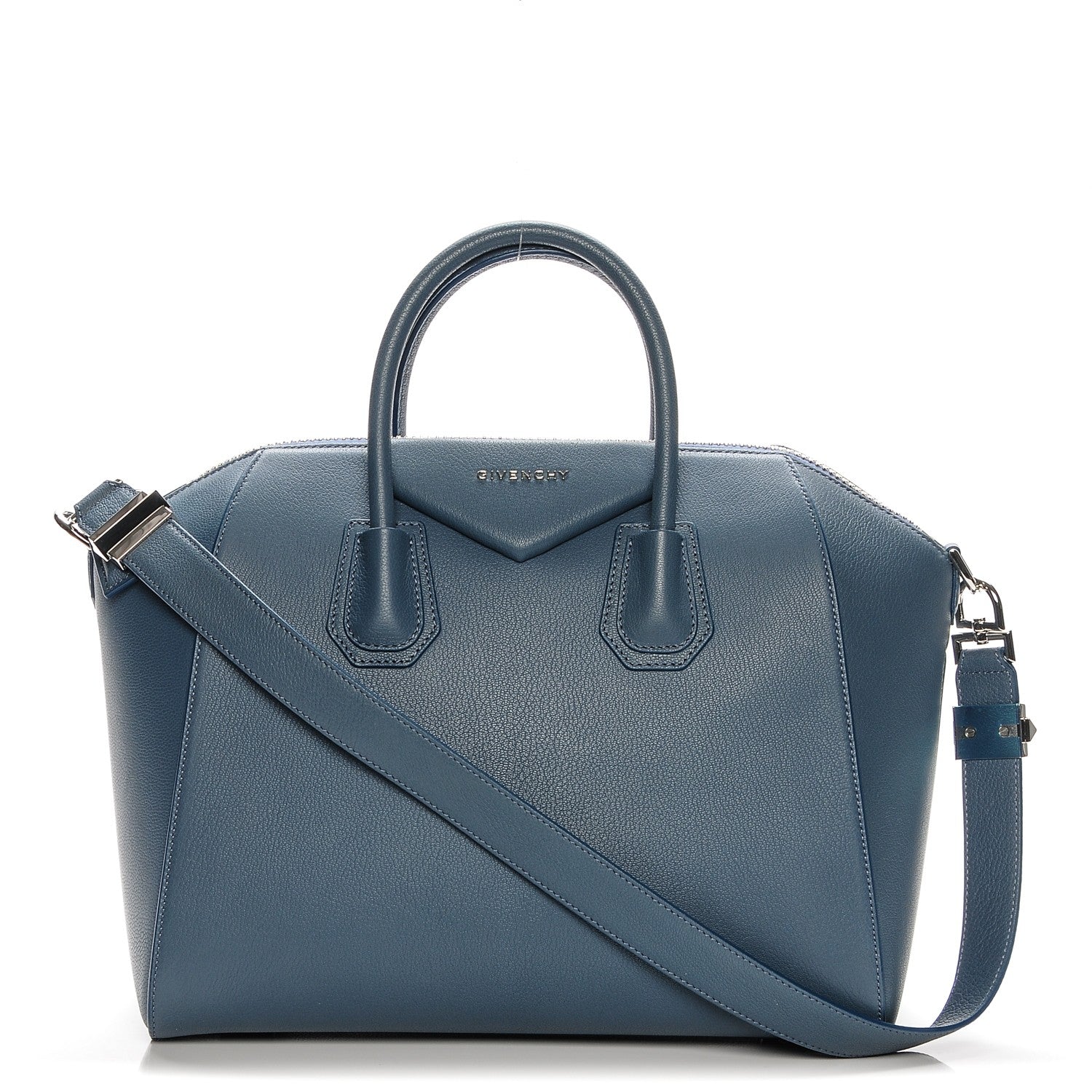 Givenchy Sugar Goatskin Medium Antigona Mineral Blue 1 of 6