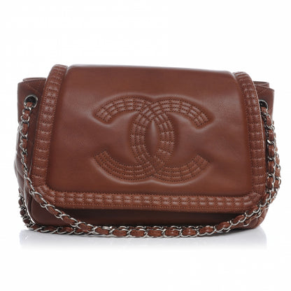 Chanel Calfskin Coco Bengal Accordion Flap Camel 1 of 7