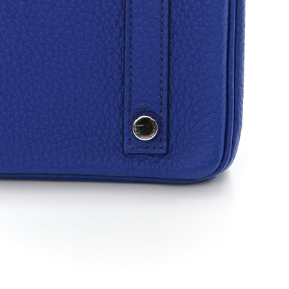 Hermes Togo Verso Birkin 25 Bleu Royal Capucine 15 of 18