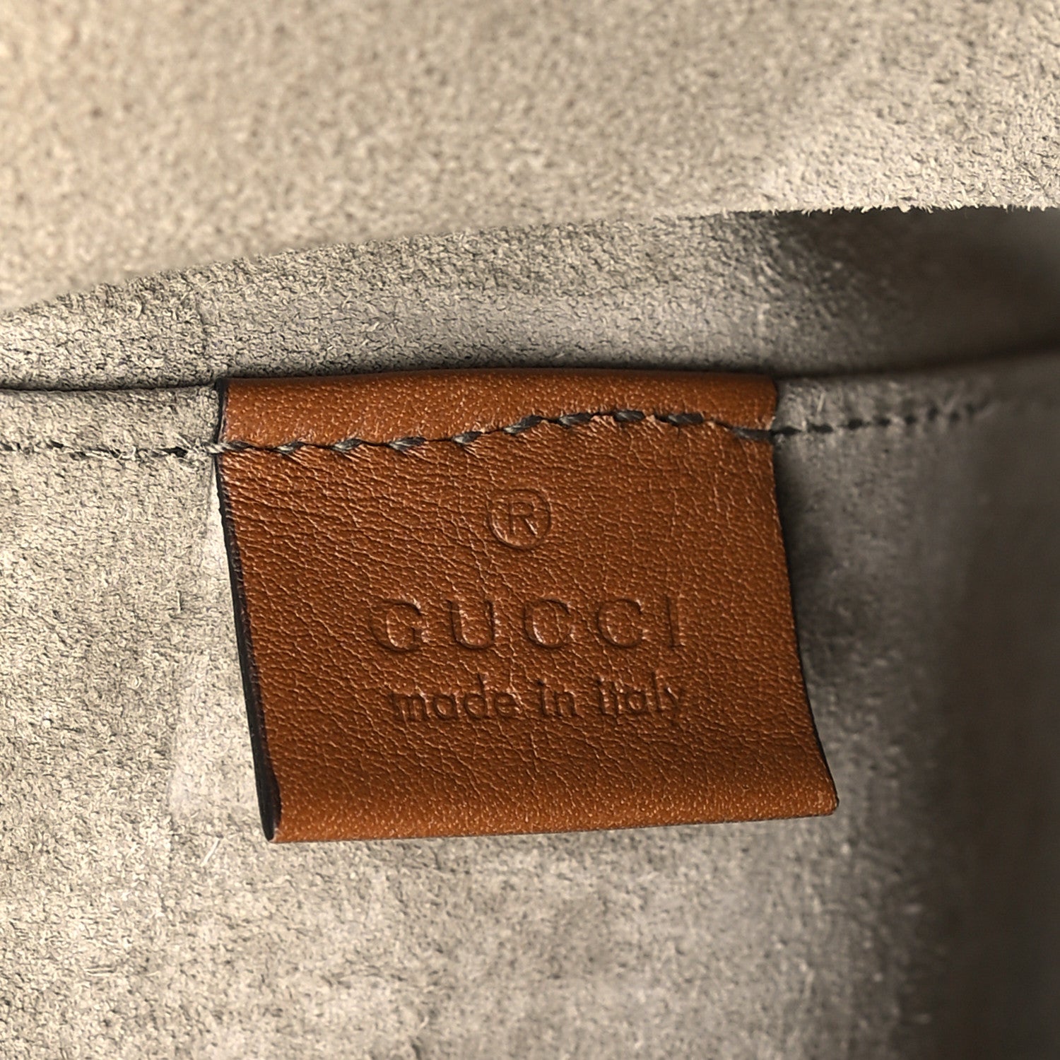 Gucci Suede Medium Lady Web Shoulder Bag New Marron 6 of 10