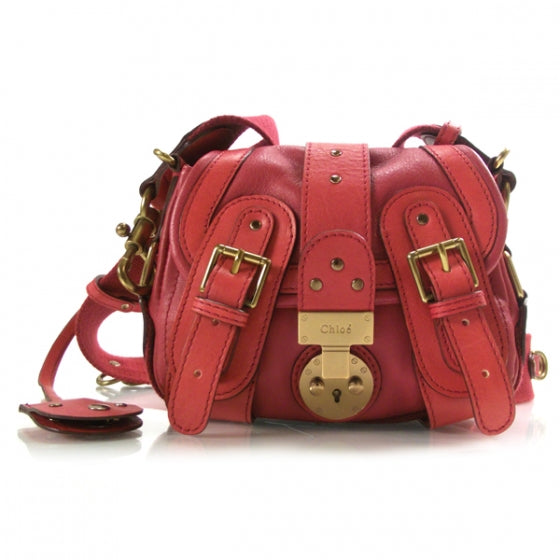 Chloe Leather Small Crossbody Bag Magenta 1 of 10