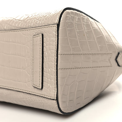 Givenchy Calfskin Crocodile Embossed Mini Antigona Dune 10 of 11