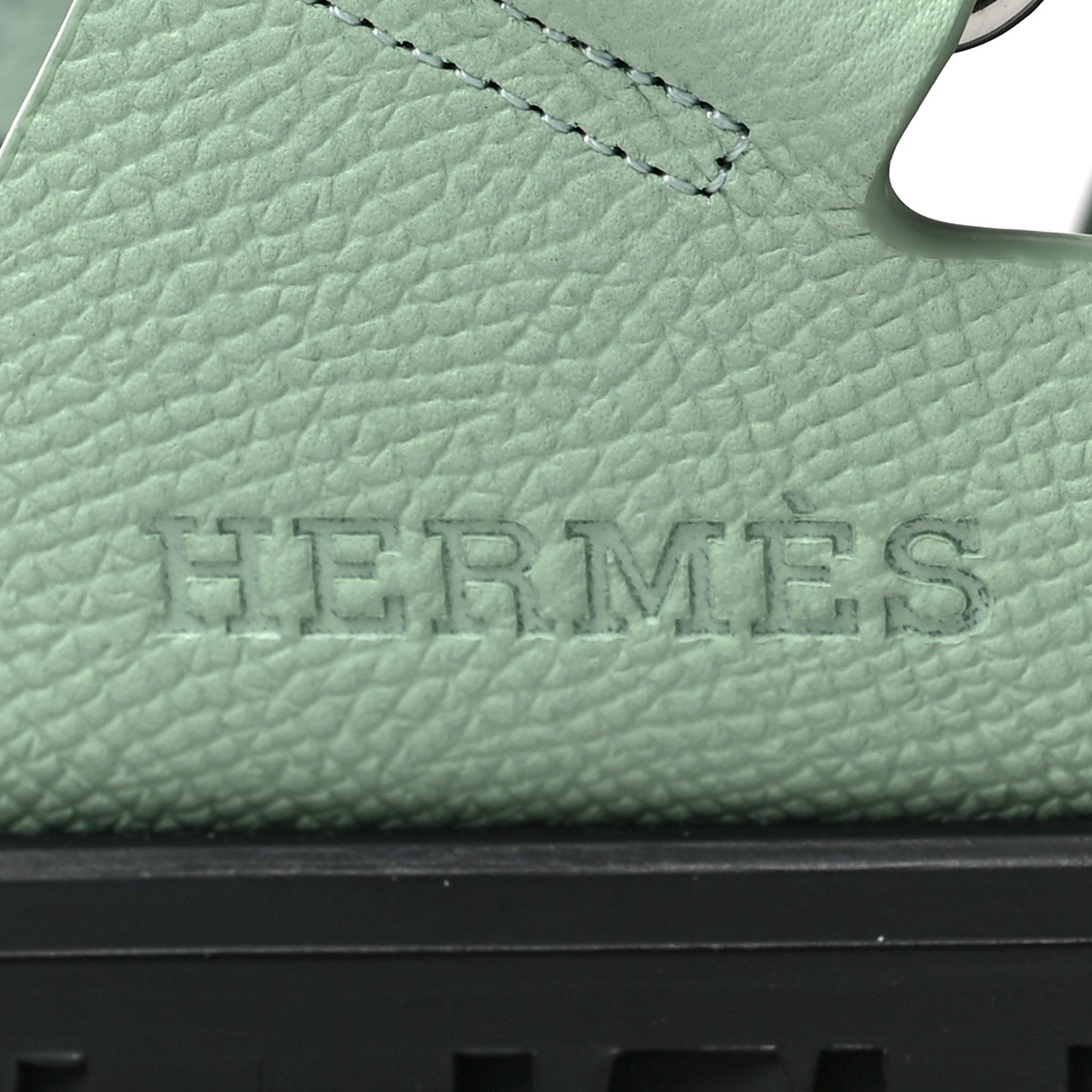 Hermes Epsom Womens Chypre Sandals 38 Vert Jade 6 of 10