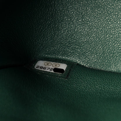 Chanel Lambskin Quilted Mini Square Flap Green 7 of 10