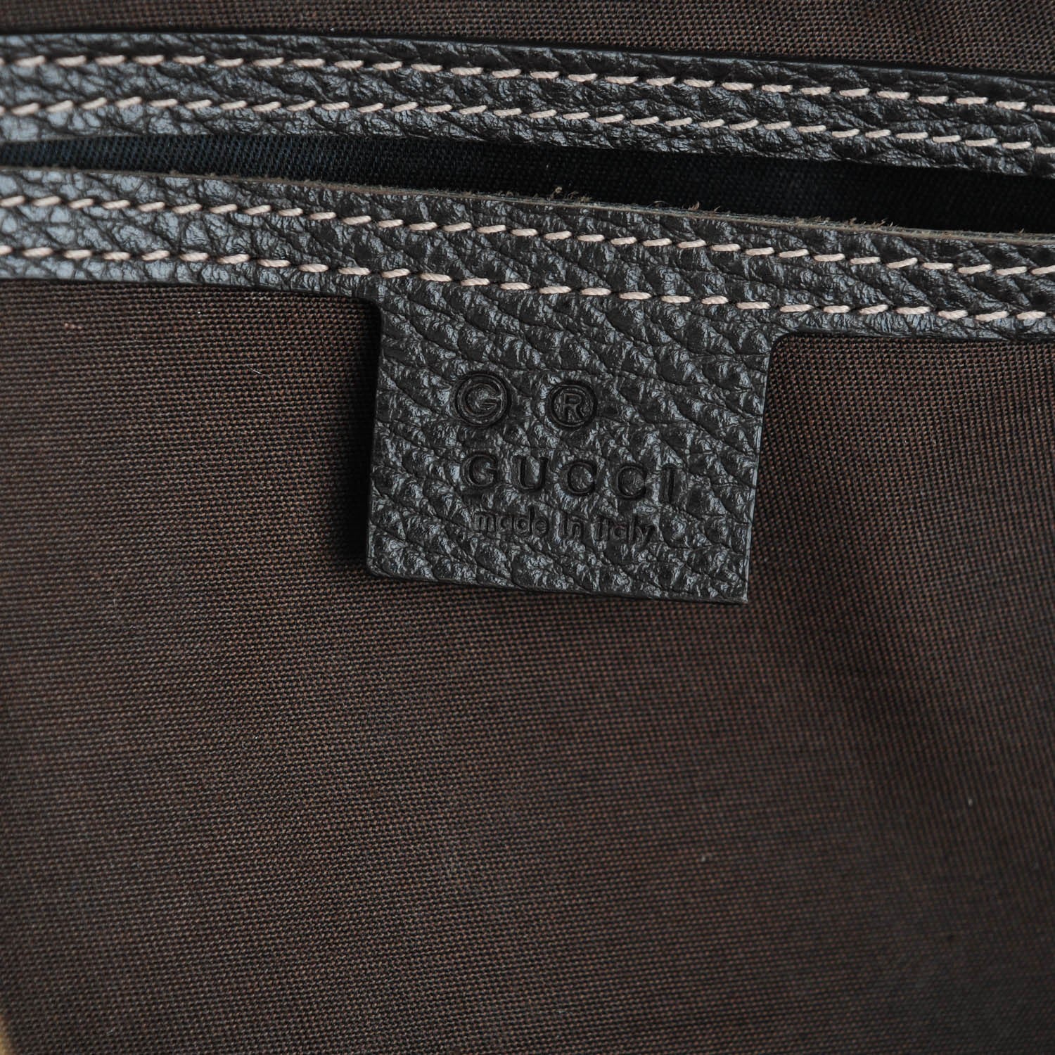 Gucci Crystal Monogram Dollar Calfskin Medium Joy Boston Beige Ebony Testa di Moro 6 of 7
