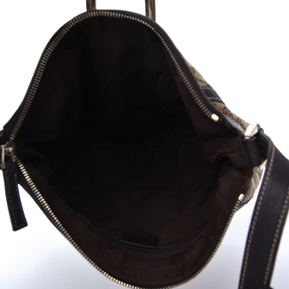 Gucci Monogram Small D Gold Ring Messenger Dark Brown 5 of 10
