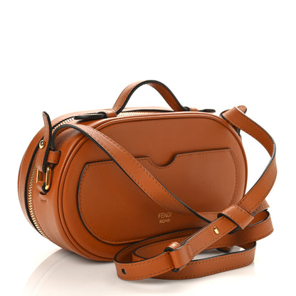 Fendi Vitello Grace Camoscio O'Lock Mini Camera Case Cuoio 2 of 8
