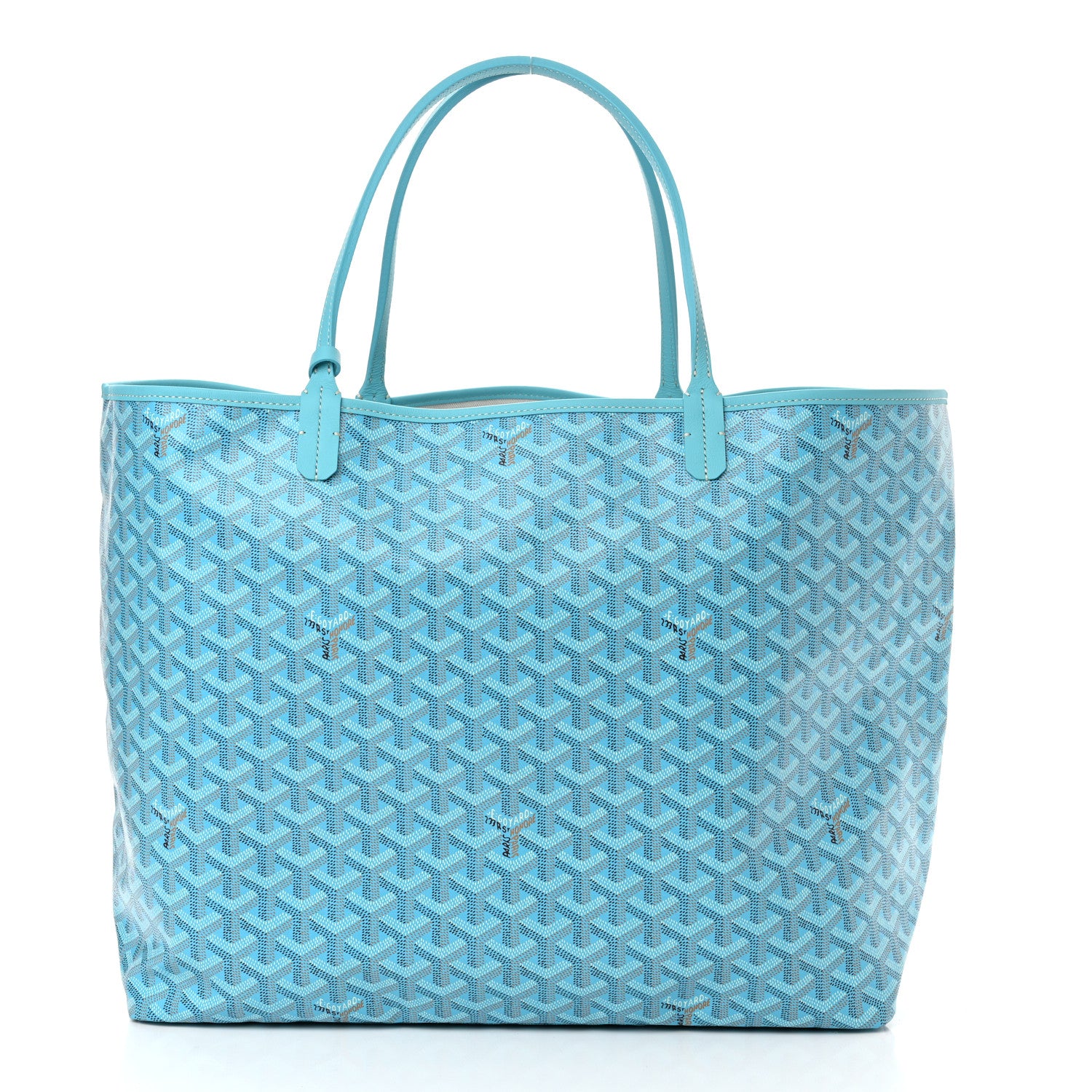 Goyard Goyardine Saint Louis GM Balise Beach Towel Set Turquoise 4 of 12
