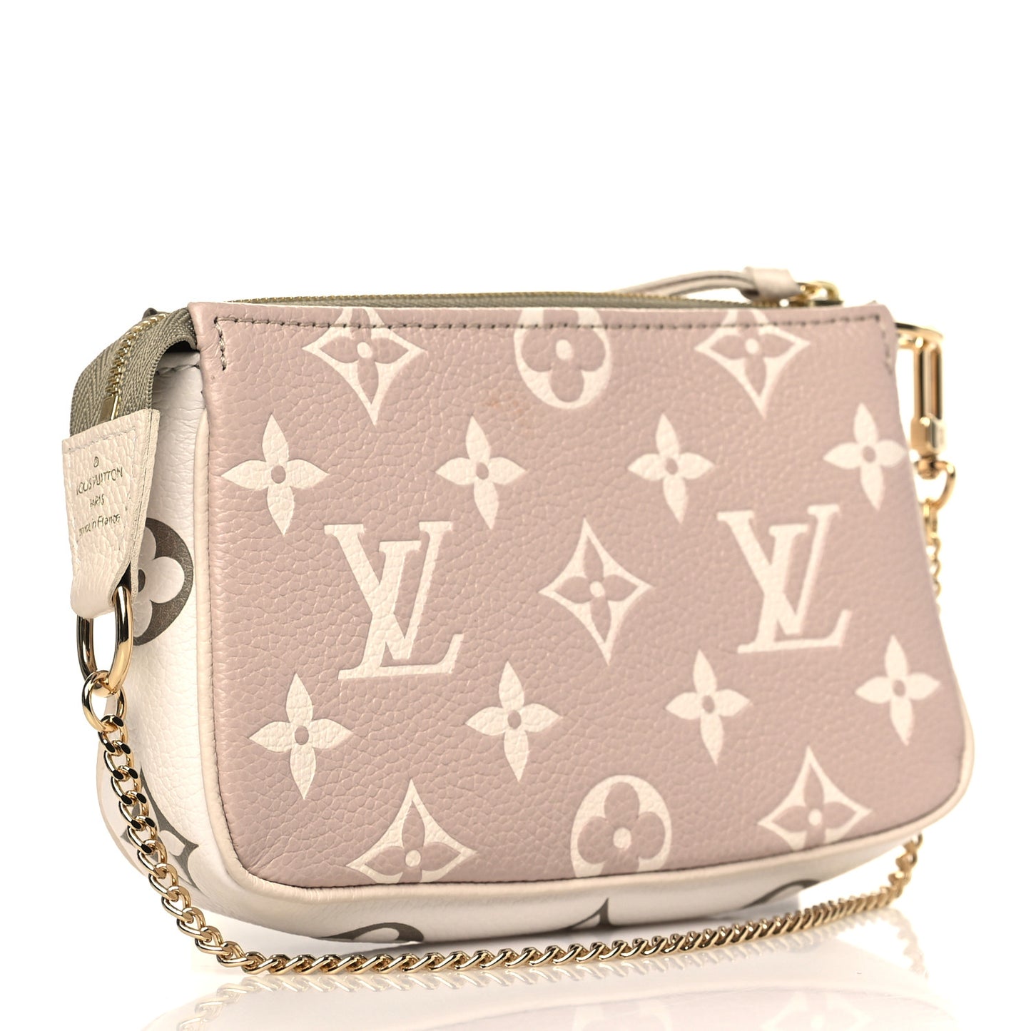 Empreinte Spring in the City Mini Pochette Accessories Kaki Beige Cream