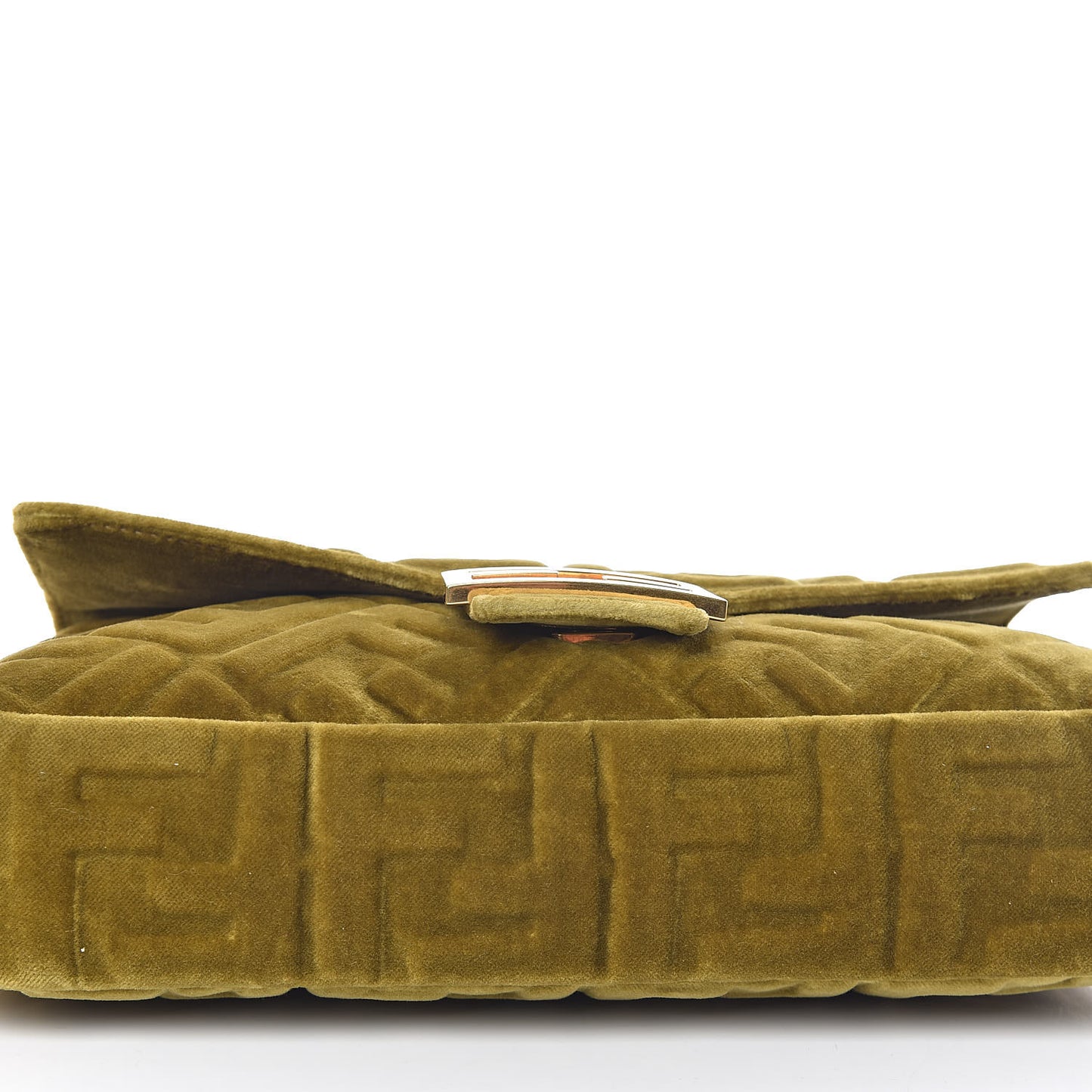 Velvet FF Embossed Baguette Camaleonte