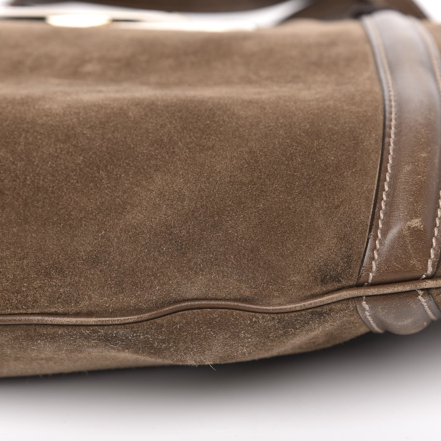 Suede Medium Britt Tote Brown