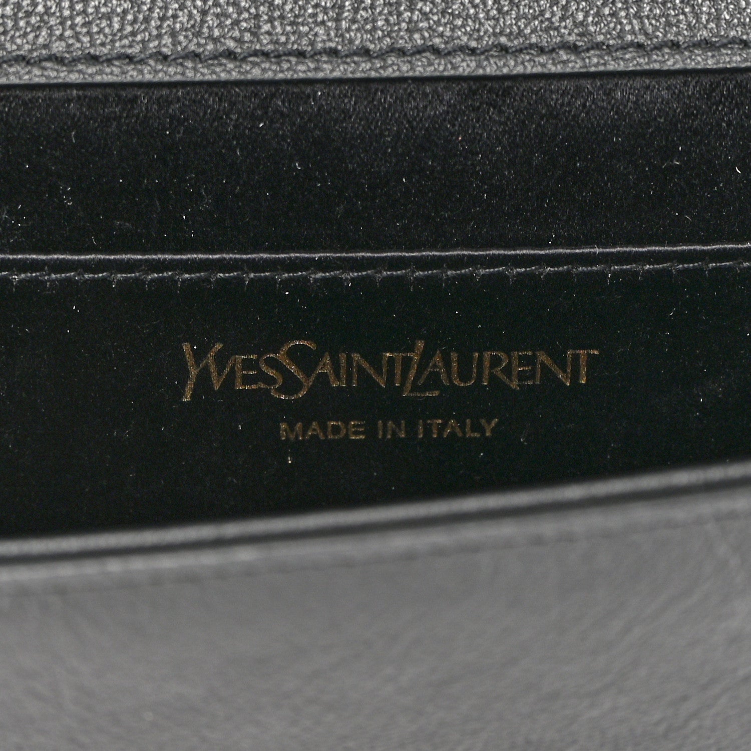 Saint Laurent Calfskin Monogram Large Belle De Jour Clutch Black 6 of 10