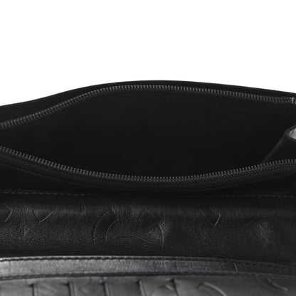 Chanel Calfskin Quilted Cambon Yen Wallet Black 5 of 6