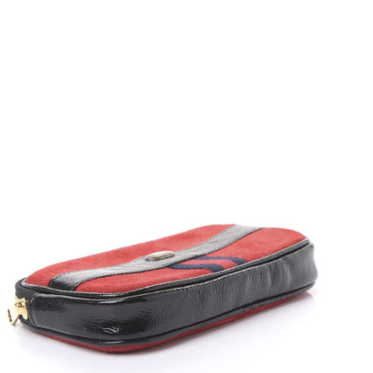 Gucci Suede Patent Ophidia Belted iPhone Case 80 32 Hibiscus Red 3 of 10