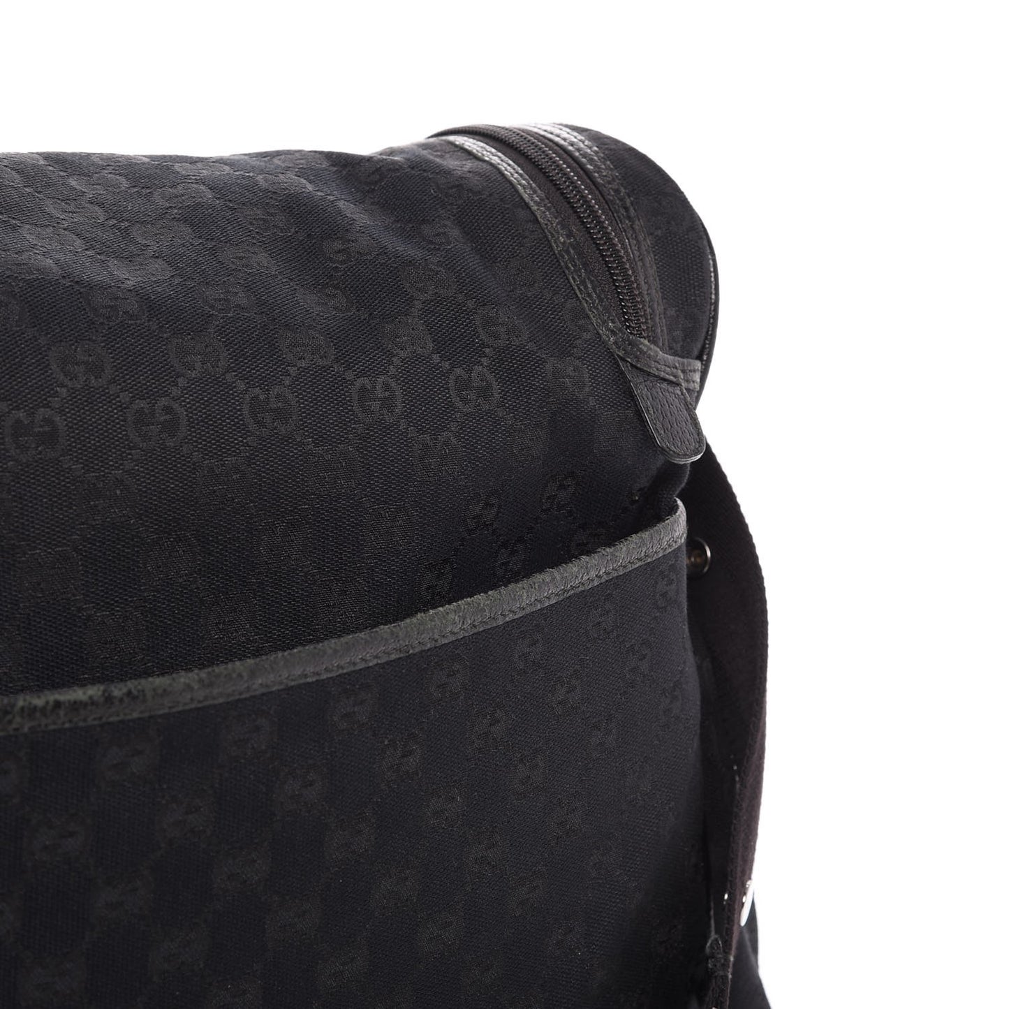 Monogram Large Diaper Bag Black