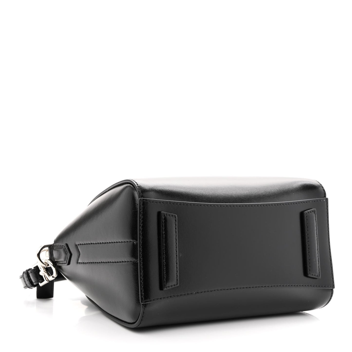 Shiny Lord Calfskin Mini Antigona Black