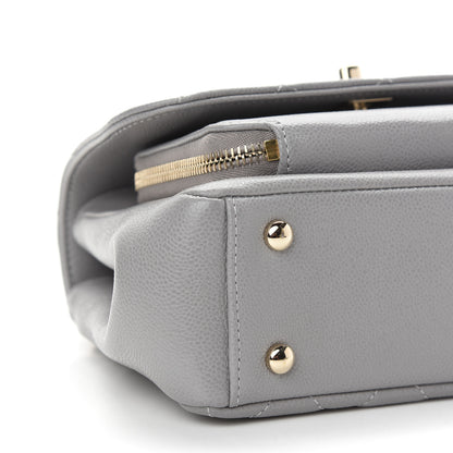Chanel Caviar Quilted Small Business Affinity Flap Grey 8 of 9