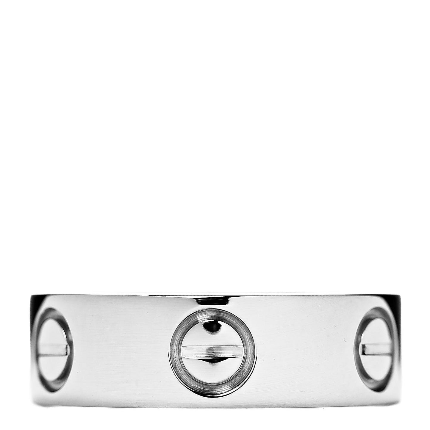 18K White Gold 5.5mm LOVE Ring 47 4