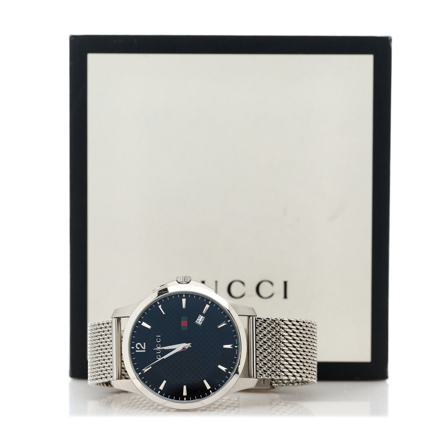 Gucci Stainless Steel 40mm G-Timeless Automatic Watch Black 2 of 5