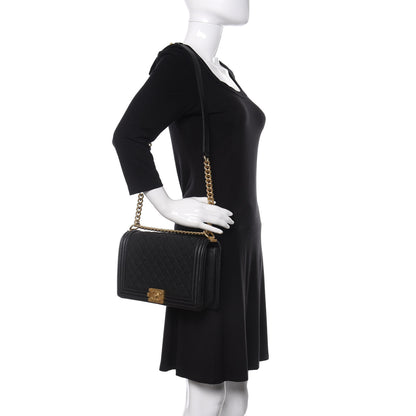 Chanel Caviar Quilted New Medium Boy Flap Black 2 of 11