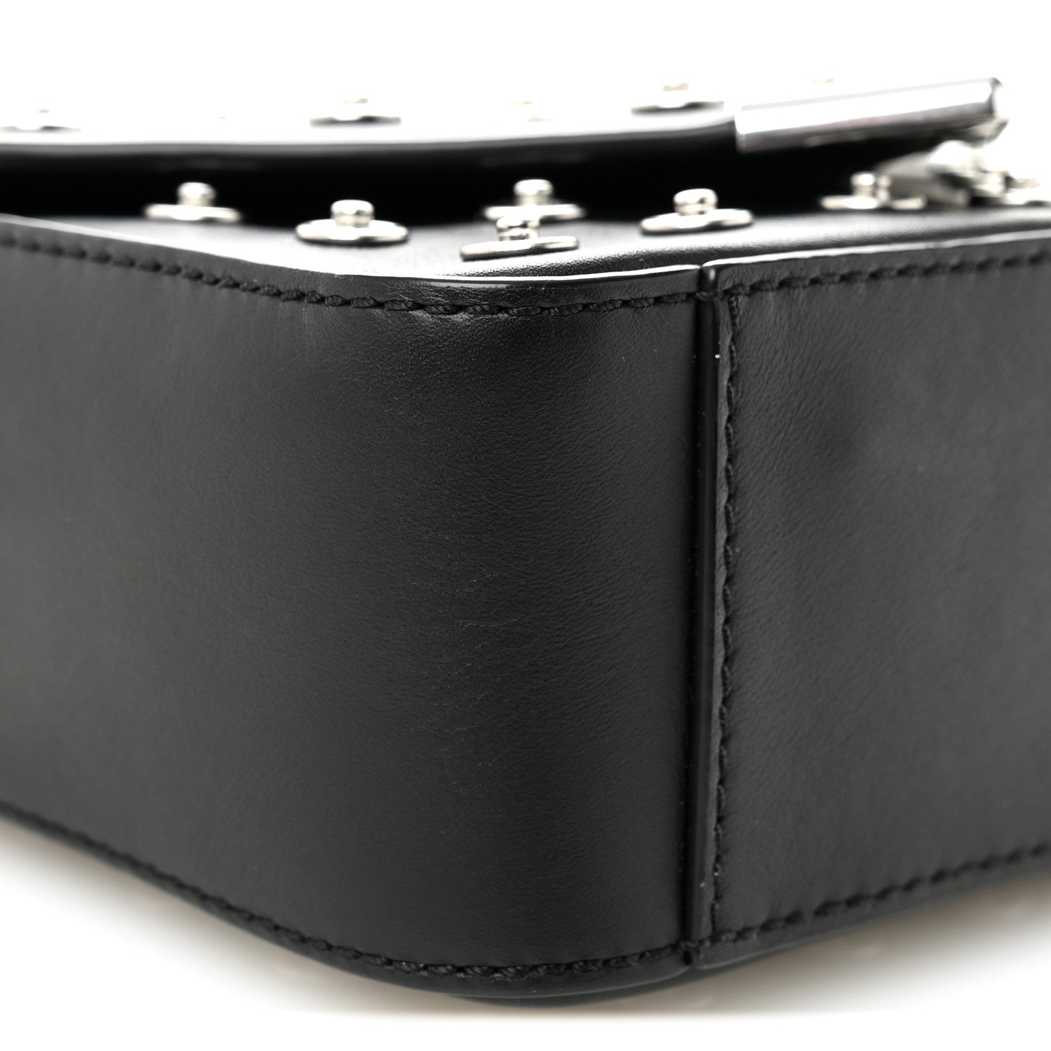 Alexander Wang Calfskin Studded Mini Prisma Envelope Shoulder Black 1766093  – FASHIONPHILE