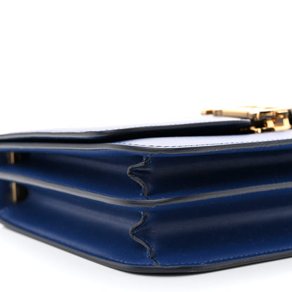 Burberry Calfskin Medium TB Bag Navy 8 of 10