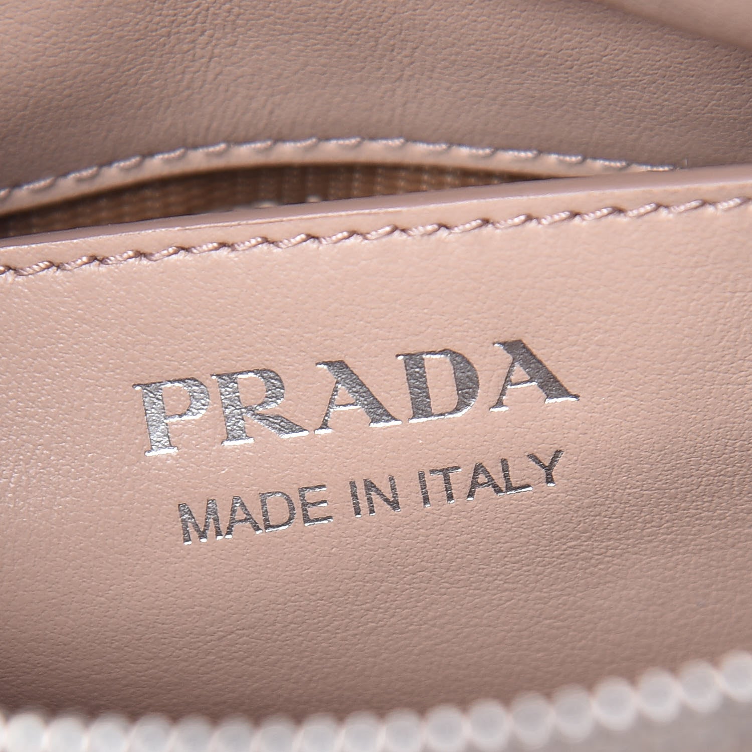 Prada Soft Calfskin Diagramme Crossbody Bag Cipria 8 of 9