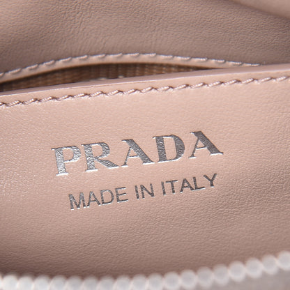 Prada Soft Calfskin Diagramme Crossbody Bag Cipria 8 of 9