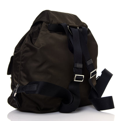 Prada Tessuto Nylon Saffiano Vela Medium Backpack Mimetico 3 of 12
