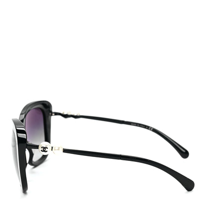 Chanel Acetate Butterfly Winter Pearl Sunglasses 5339-H-A Black 3 of 7