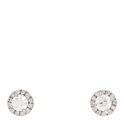 Tiffany Platinum Diamond .58ctw Soleste Earrings 1 of 6