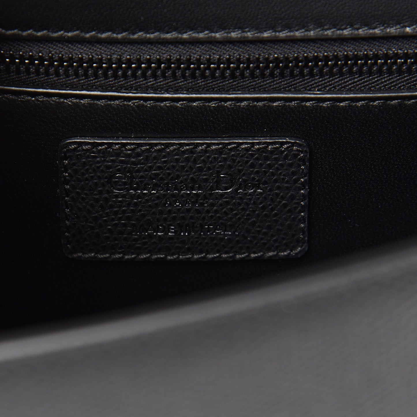 Ultra Matte Grained Calfskin 30 Montaigne Flap Bag Black