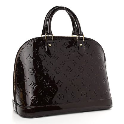 Louis Vuitton Vernis Alma PM Amarante 3 of 10