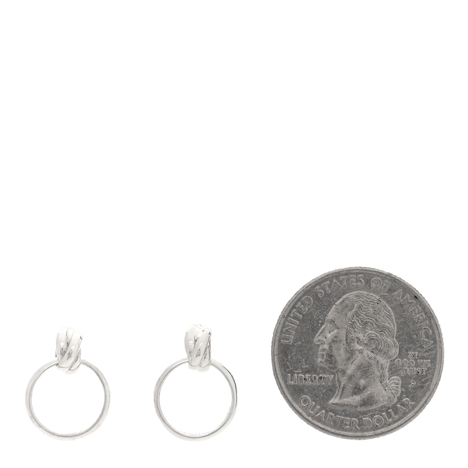 Tiffany Sterling Silver Mini Paloma Picasso Melody Hoop Earrings 2 of 5