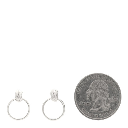 Tiffany Sterling Silver Mini Paloma Picasso Melody Hoop Earrings 2 of 5