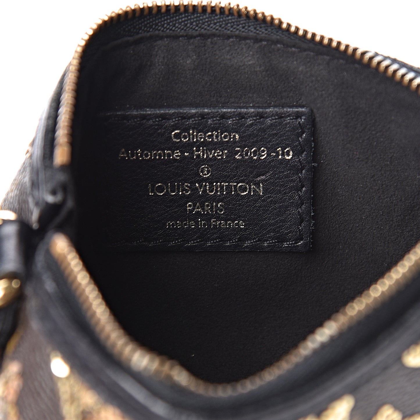 Monogram Sequins Eclipse Pochette Gold