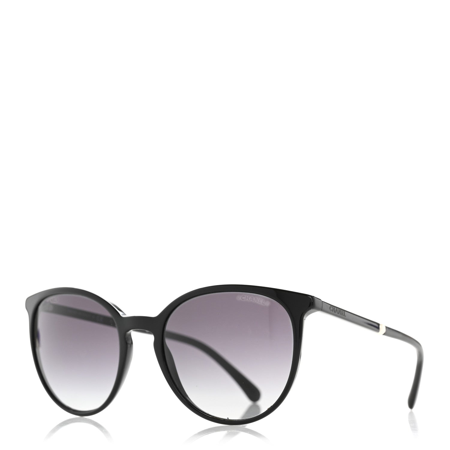 Chanel Acetate Butterfly Pearl Sunglasses 5394-H Black 1 of 10